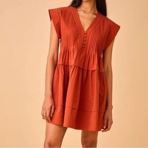 Hunter Bell Parker Dress in Burnished Copper L